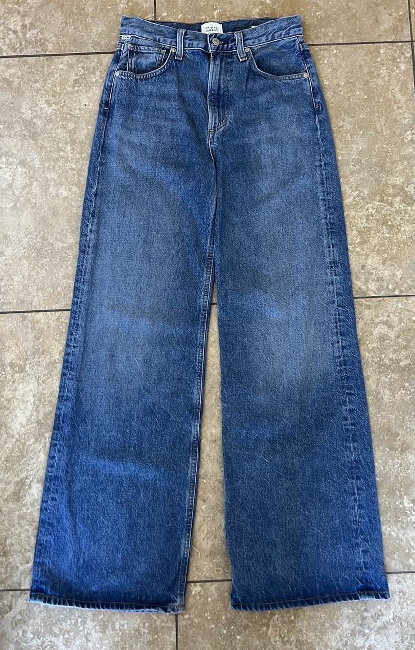 Citizens of Humanity Paloma Baggy Wide Leg Jeans Size 25 Blue